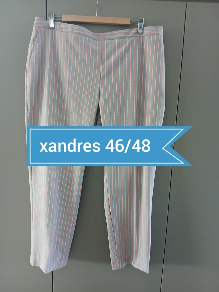 Zomerbroek xandres 46/48, Maat 46/48 (XL) of groter, Zo goed als nieuw, Lang, Xandres