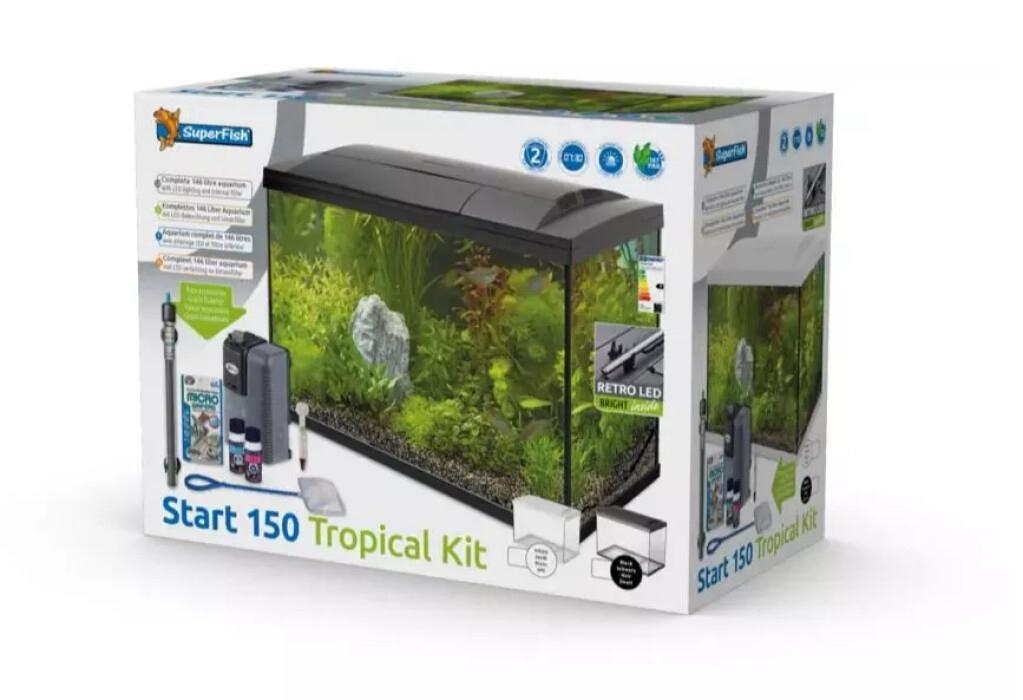 Aquarium superfish 150 + meubel, Dieren en Toebehoren, Ophalen, Gebruikt, Superfish