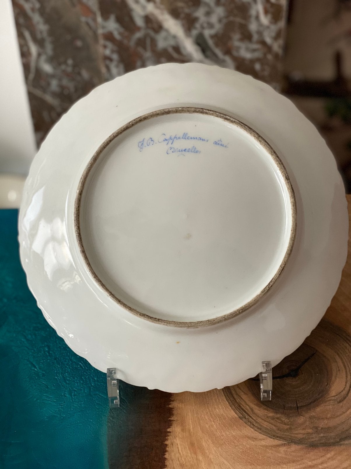 Porcelaine Bruxelles, JB Cappellemans aîné - rare, Enlèvement ou Envoi