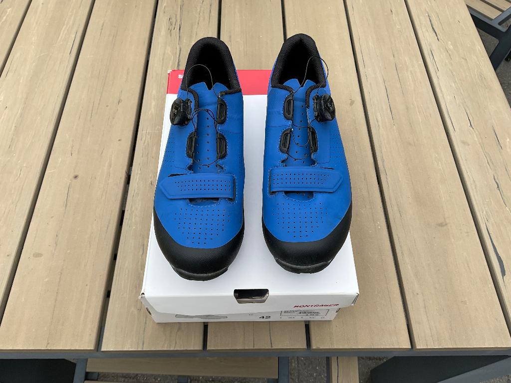 Fietsschoenen BONTRAGER maat 42 met SPD plaatjes, Fietsen en Brommers, Ophalen, Schoenen