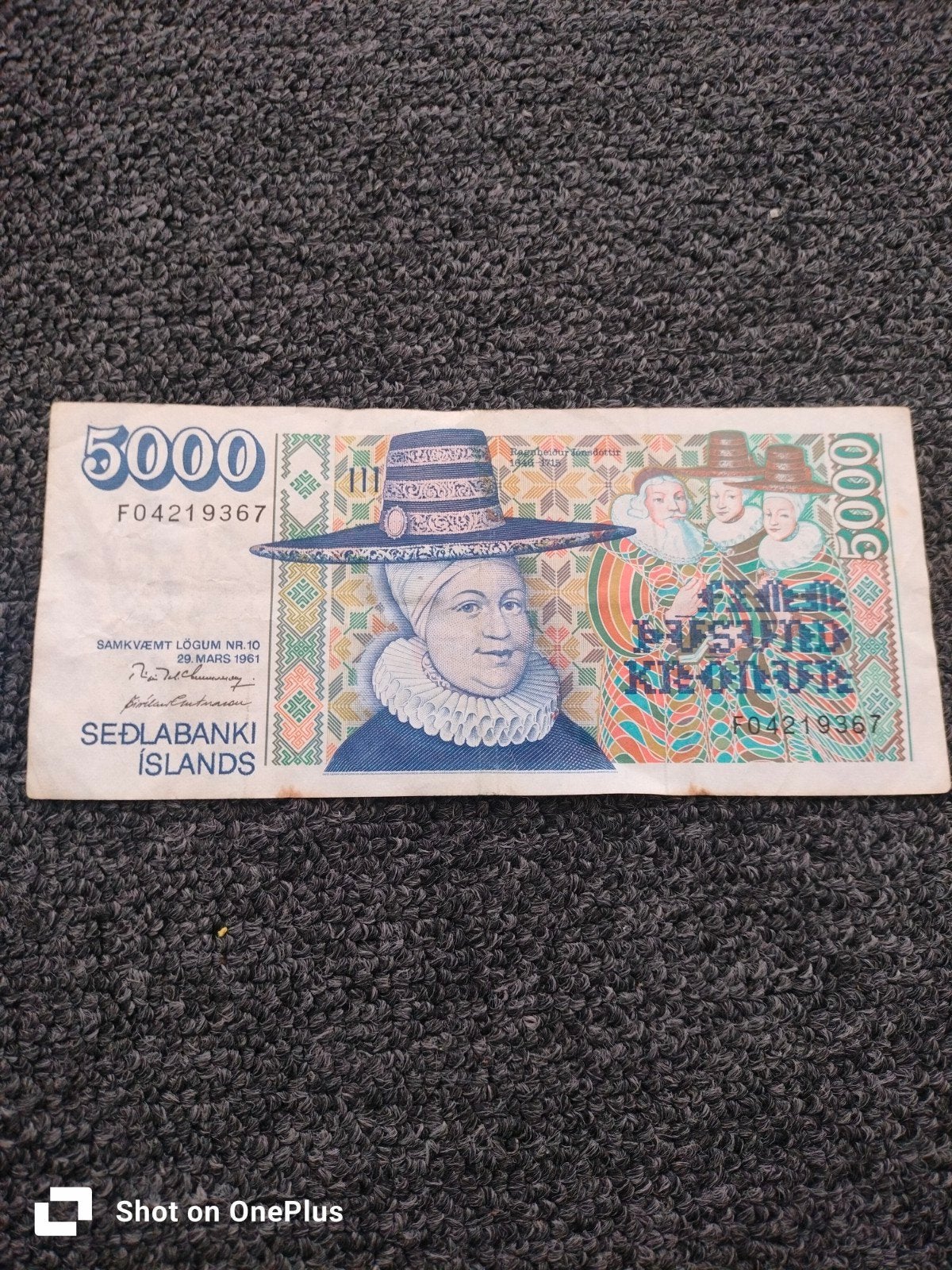 5000 IJslandse kronen, Ophalen of Verzenden