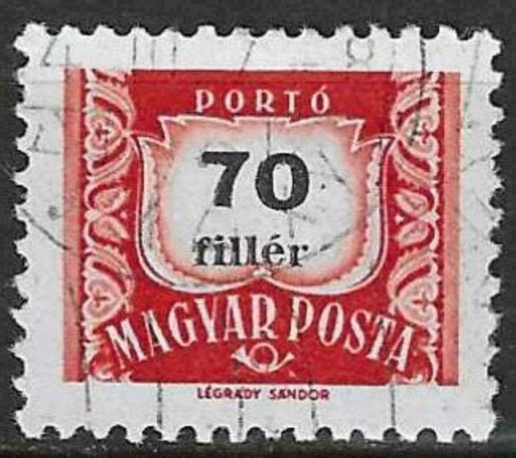 Hongarije 1958/1969 - Yvert 230BTX - Taxzegel (ST), Verzenden, Gestempeld