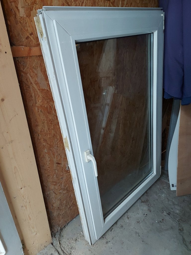 Raam (dubbel glas) 135 X 90 cm, Doe-het-zelf en Bouw, Ophalen, Gevelraam of Ruit, 80 tot 120 cm, 120 tot 160 cm