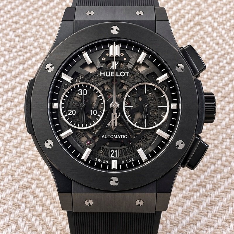 Hublot classic fusion van 2/2024 met nog 6 maand garantie, Bijoux, Sacs & Beauté, Montre-bracelet, Autres marques, Enlèvement ou Envoi
