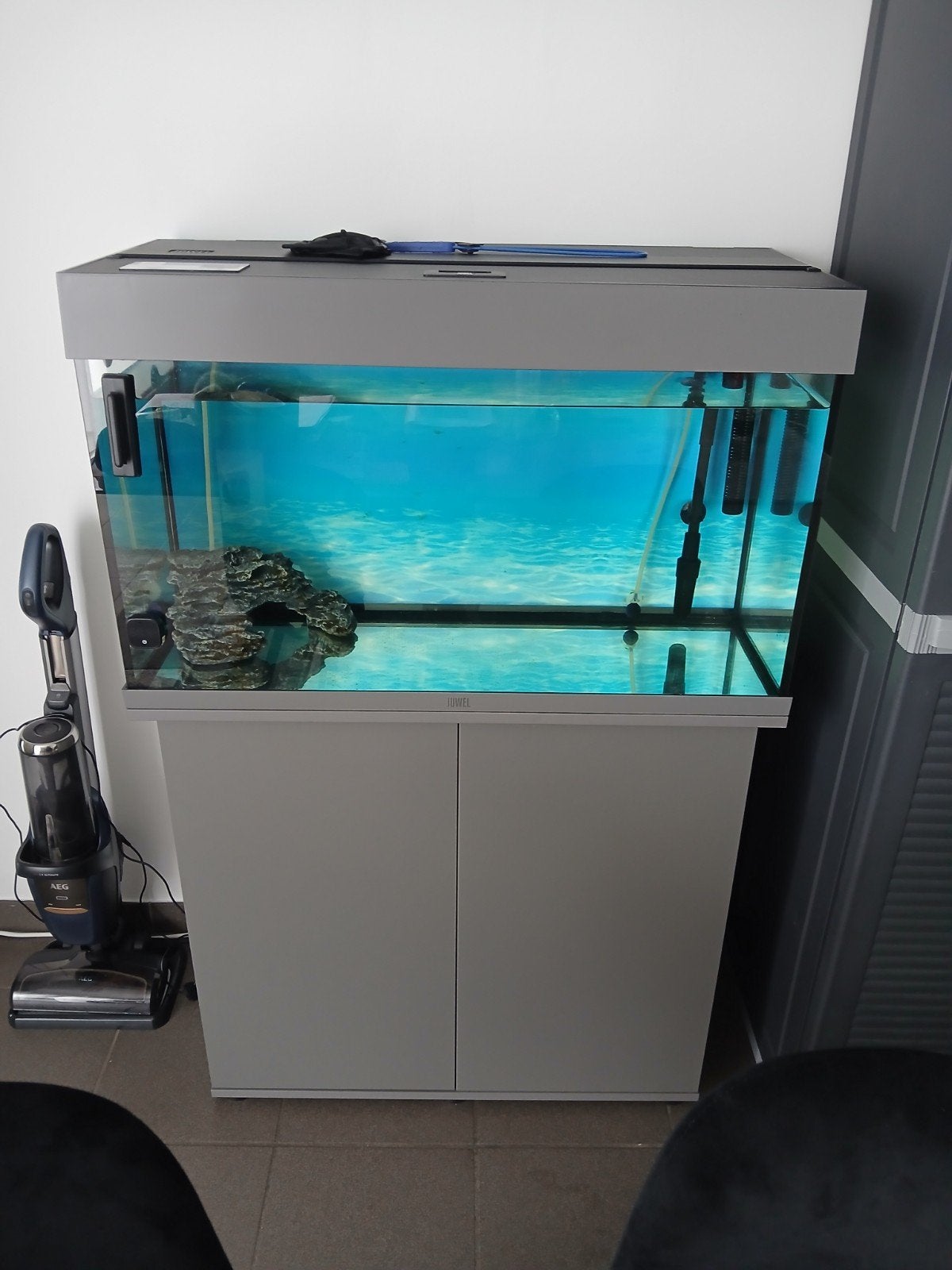 Juwel aquarium grijz 125 liter met meubel led, Animaux & Accessoires, Enlèvement, Filter, Juwel