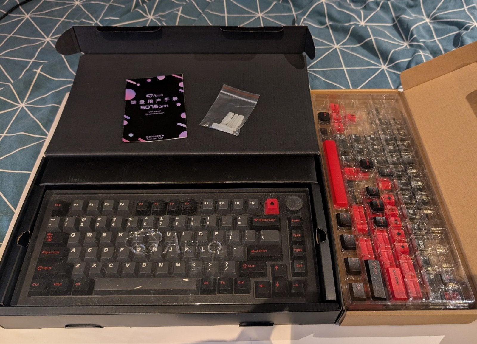Clavier mécanique personnalisé Akko 5075S (ANSI), Informatique & Logiciels, Enlèvement, Gaming