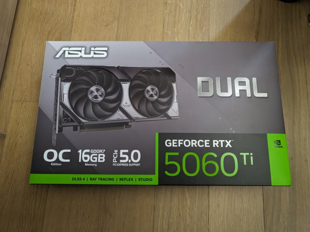 RTX 5060 Ti 16GB Asus Dual, Informatique & Logiciels, Cartes vidéo, GDDR6, Enlèvement, Utilisé, HDMI