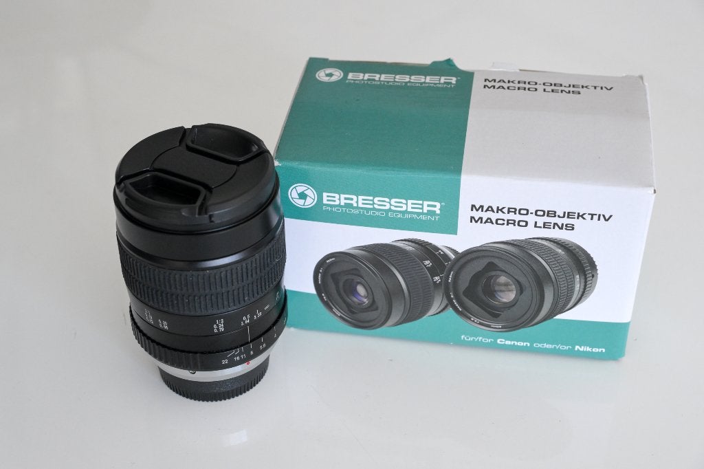 Bresser Macro lens voor Nikon, Overige merken, Ophalen of Verzenden, Zo goed als nieuw, Nikon F-mount