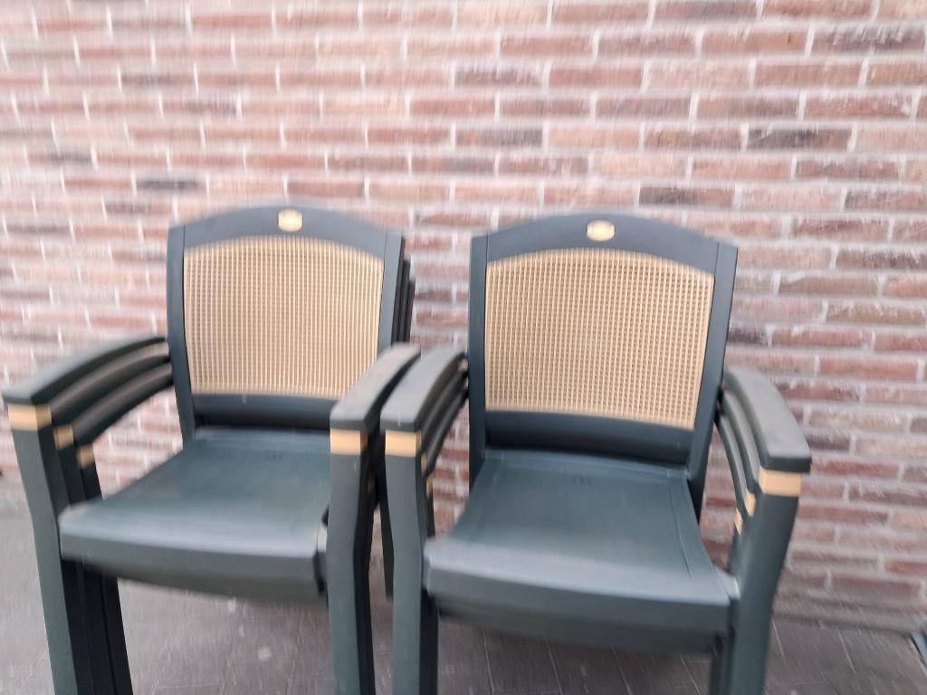 Tuinset Hartmann, Ophalen, Kunststof, 6 zitplaatsen, Zo goed als nieuw