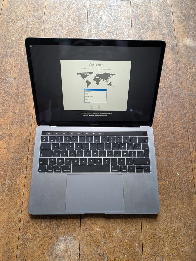 macbook pro 2019 13 inch i5 8gb 256gb (zonder oplader), Ophalen, 13 inch, MacBook