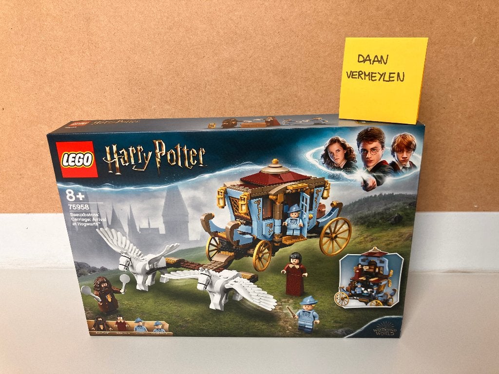 75958–Beauxbatons carriage: arrival at Hogwarts–Harry Potter, Lego, Ophalen of Verzenden, Complete set, Compleet