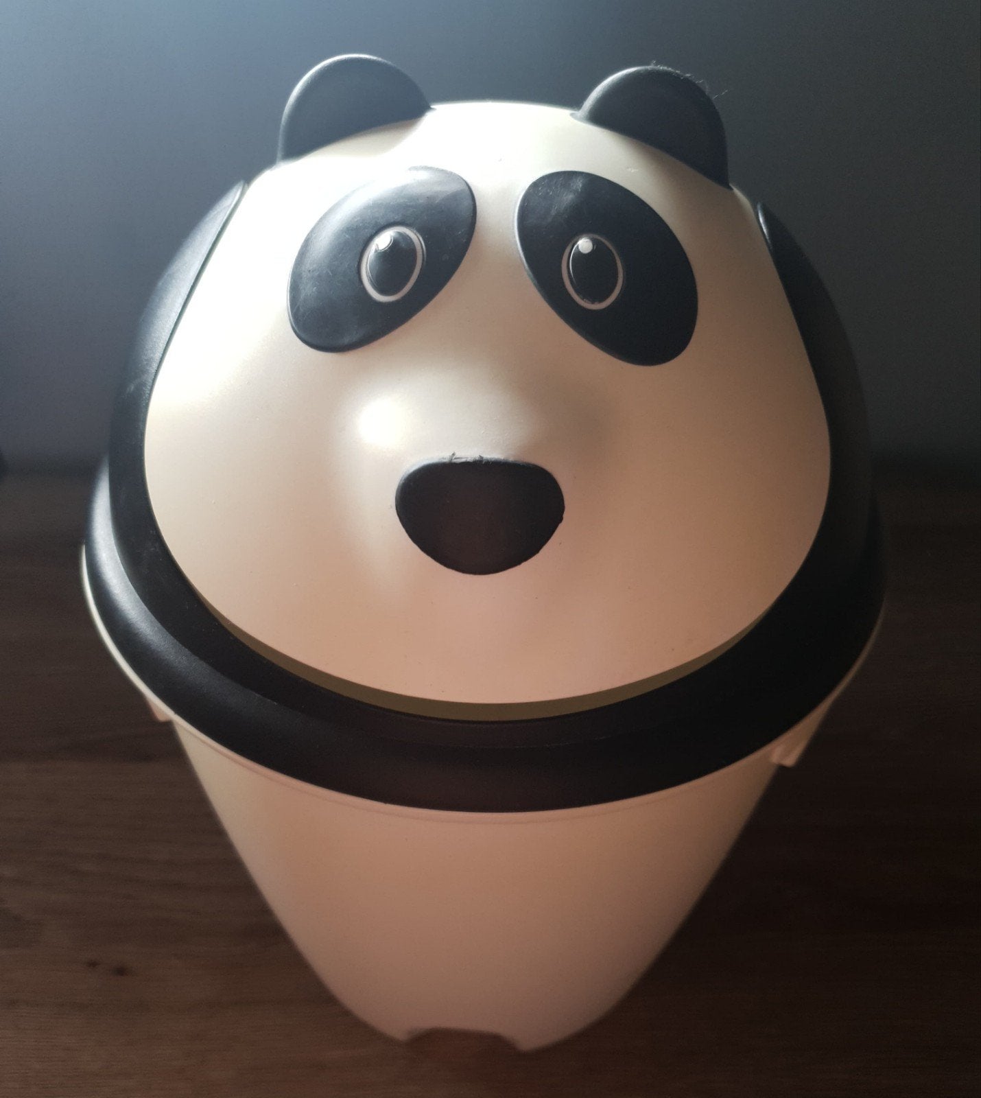 Curver panda vuilnisbak 10L - vintage vuilbak, Kunststof, Gebruikt, Ophalen of Verzenden, 5 – 50