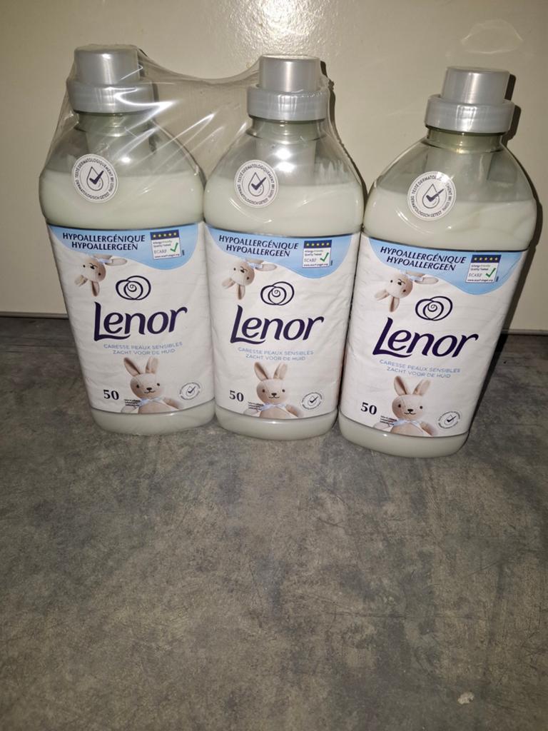 Lenor wasverzachter, Ophalen