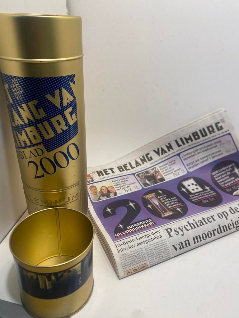 Millenniumeditie "Het Belang van Limburg" (1 januari 2000), Ophalen, Krant