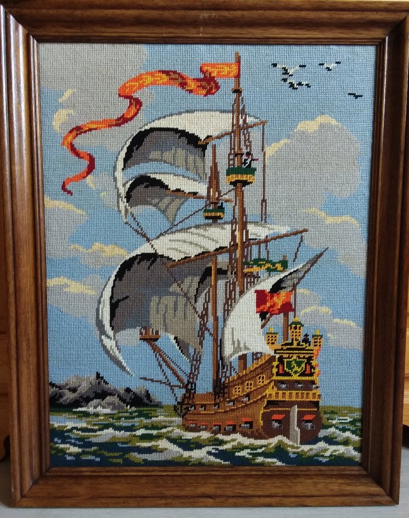 Handwerk zeilschip., Watersport en Boten, Ophalen, Zo goed als nieuw, Interieur en Kussens