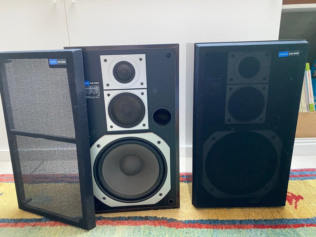 Pioneer CS-656 vintage luidsprekers-set van 2, Autres marques, 60 à 120 watts, Enlèvement, Utilisé