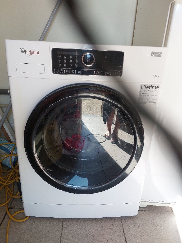 Whirpool wasmachine 12kilo - Droogkast Beko, Elektronische apparatuur, 10 kg of meer, Ophalen, Gebruikt