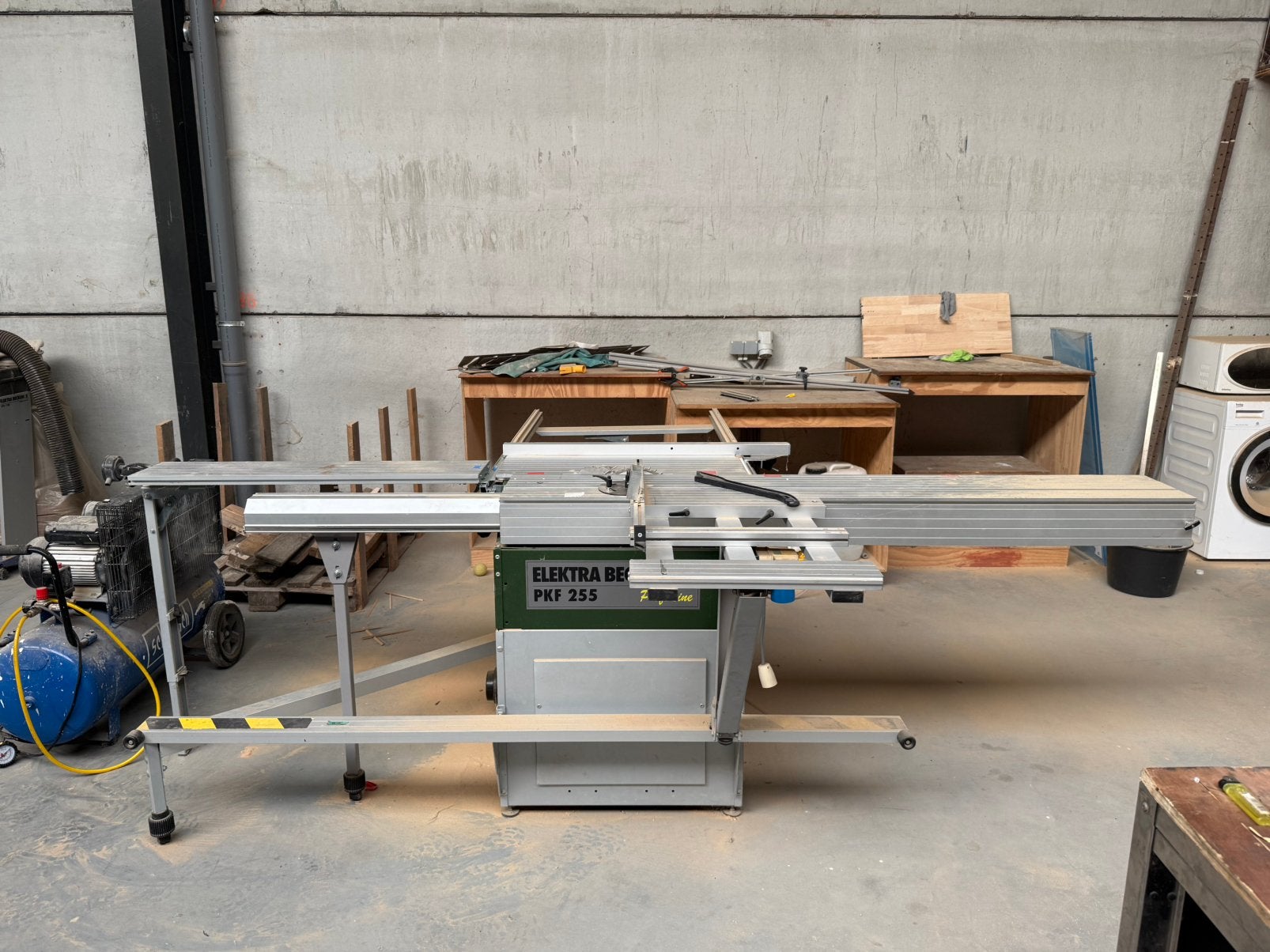 Paneelzaag elektra beckum PKF 255, Doe-het-zelf en Bouw, Ophalen, Zo goed als nieuw