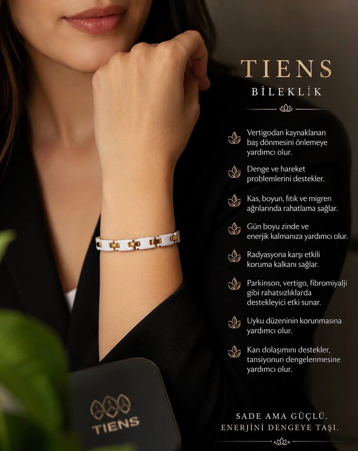 Tiens ti - enerji Armband, Overige materialen, Wit, Nieuw, Ophalen of Verzenden