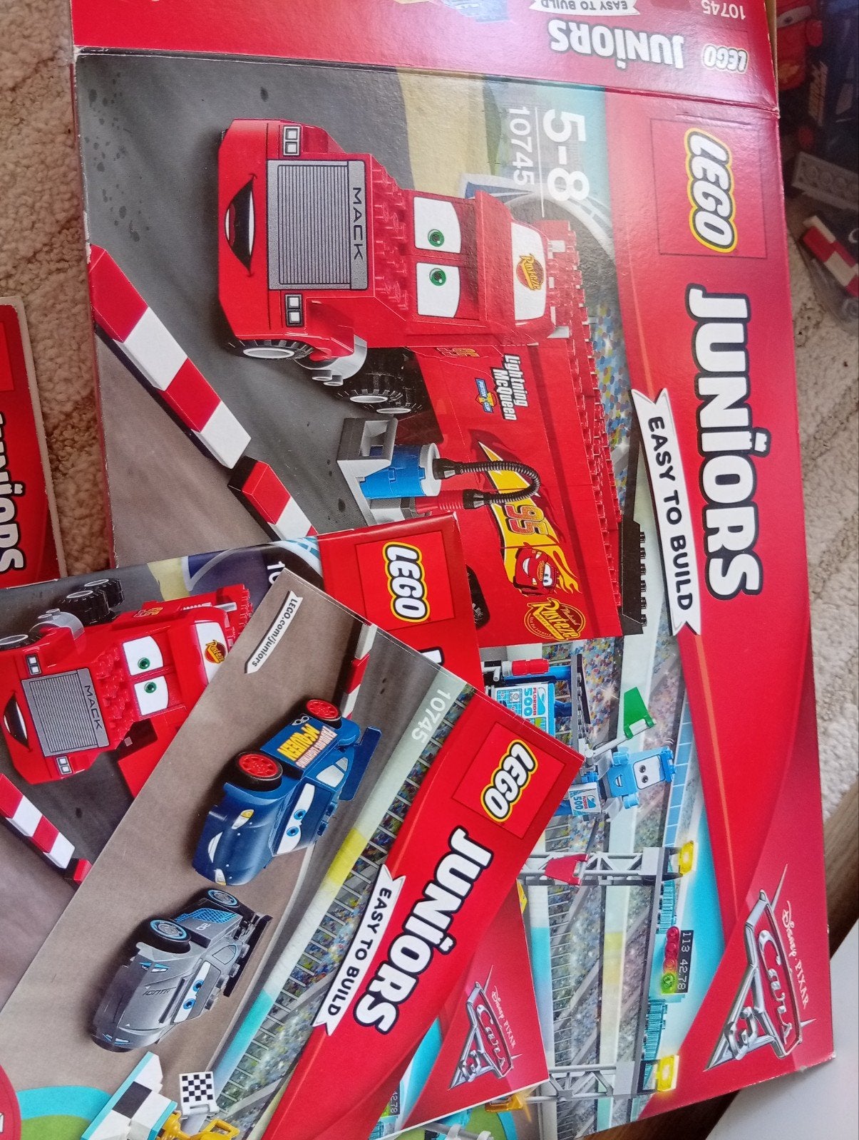 Complete collectie lego juniors cars 3, Lego, Ophalen of Verzenden, Zo goed als nieuw, Compleet