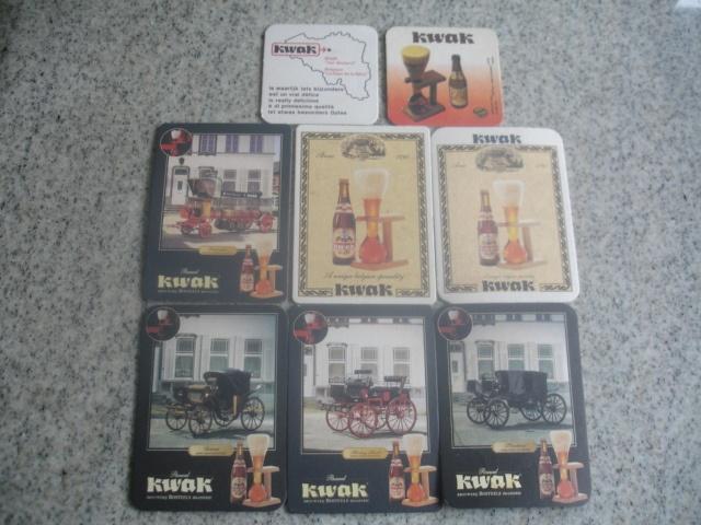8 verschillende bierviltjes van Kwak voor € 0,60, Ophalen of Verzenden, Zo goed als nieuw, Viltje(s), Overige merken