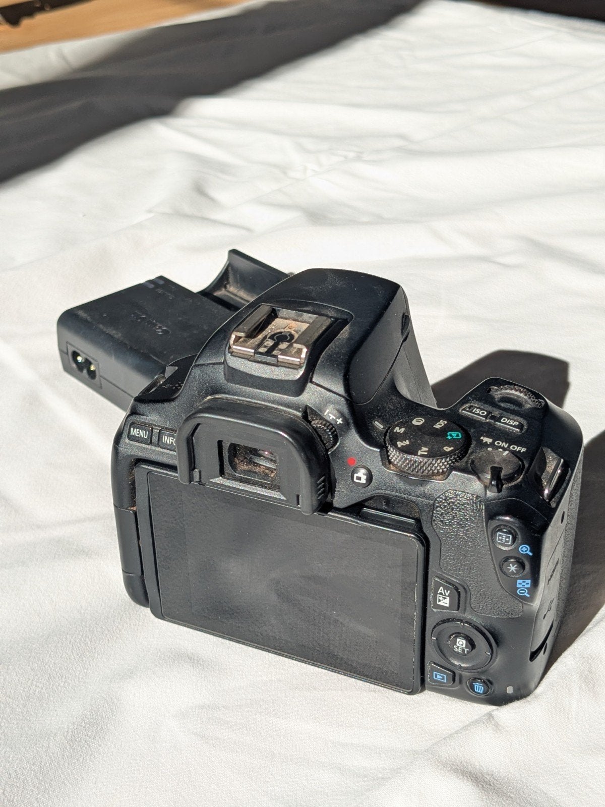 Canon EOS 250D, TV, Hi-fi & Vidéo, Batterie, Enlèvement ou Envoi, Canon, Comme neuf