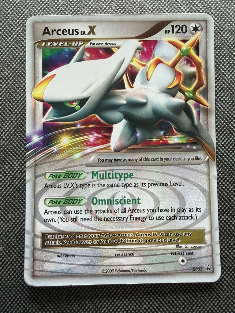 Pokemon: Arceus Lv.X DP53, Hobby & Loisirs créatifs, Enlèvement, Comme neuf
