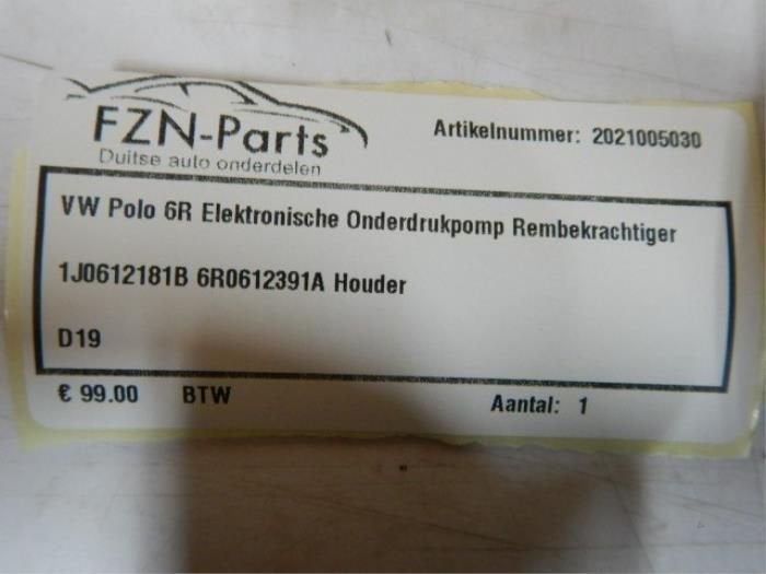 Rembekrachtiger Volkswagen Polo (22745584), Auto-onderdelen, Ophalen of Verzenden, Gebruikt