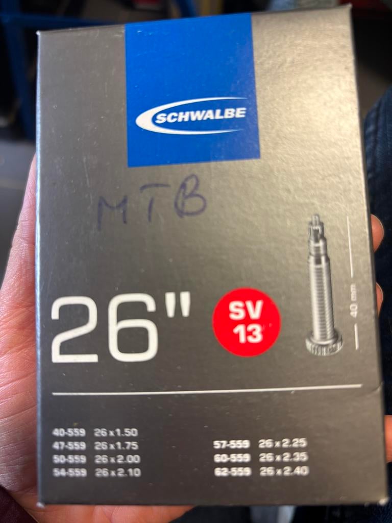 Binnenband schwalbe 26”, Fietsen en Brommers, Fietsonderdelen, Ophalen of Verzenden, Nieuw, Band