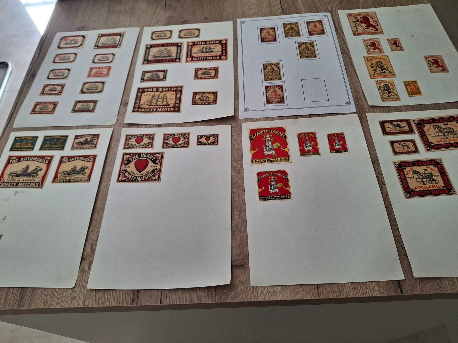 luciferetiketten ZWEDEN, Ophalen of Verzenden
