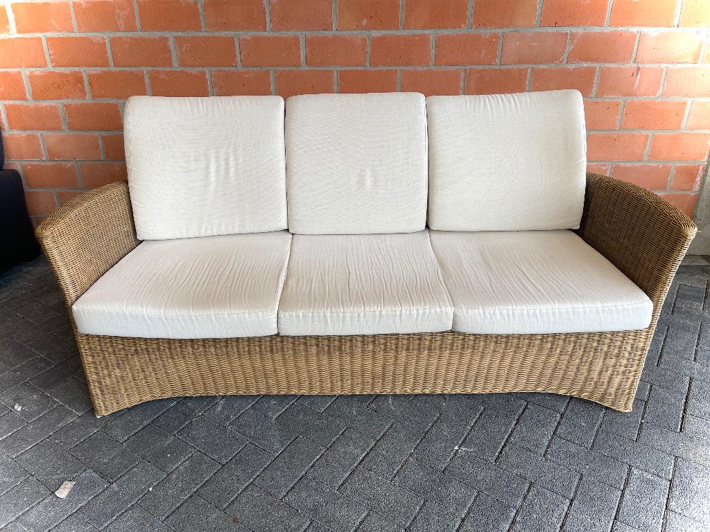Rotan Tuinbank - als nieuw, Ophalen, Zo goed als nieuw, Rotan