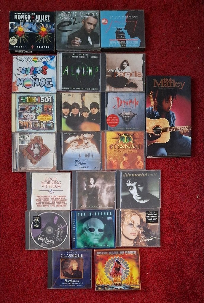 CD pop, rock, reggae, reggae, electro, filmmuziek, Cd's en Dvd's, Cd's | Filmmuziek en Soundtracks, Eerste persing, Gebruikt, Ophalen of Verzenden
