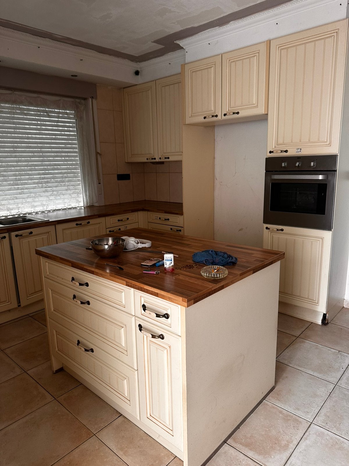 Keuken, Huis en Inrichting, Keuken | Complete keukens, Ophalen, Gebruikt, U-keuken, Hout