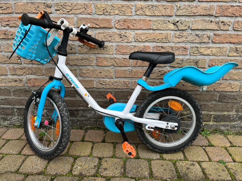 Decathlon BTWIN Arctic 100 14 inch kinderfiets, Fietsen en Brommers, Ophalen, Zijwieltjes, B-twin Decathlon, Minder dan 16 inch