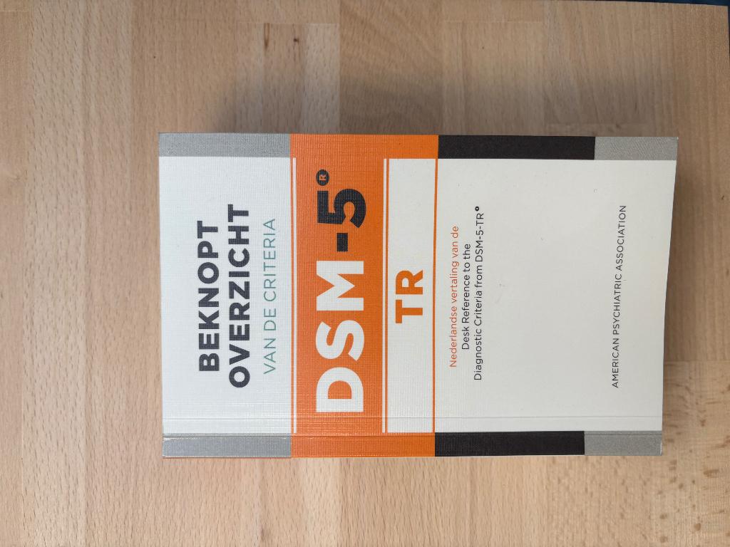 DSM-5 TR, Boeken, Ophalen of Verzenden, Zo goed als nieuw