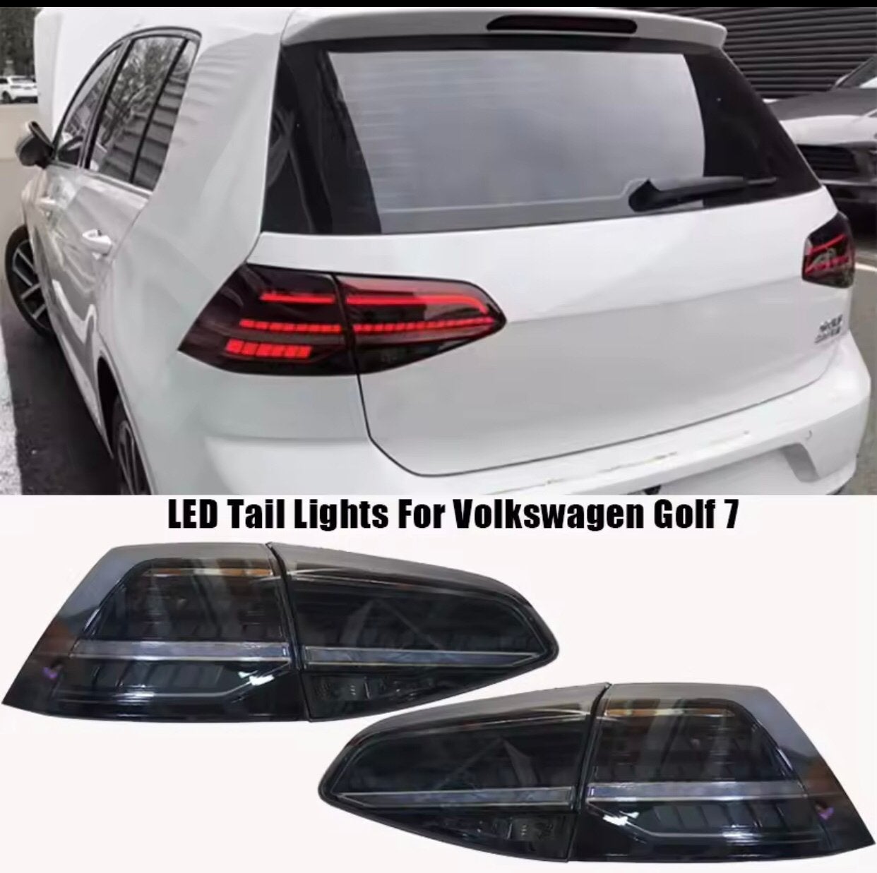 achterlichten set voor Volkswagen Golf 7/ Golf 7.5 2013-2021, Ophalen, Volkswagen