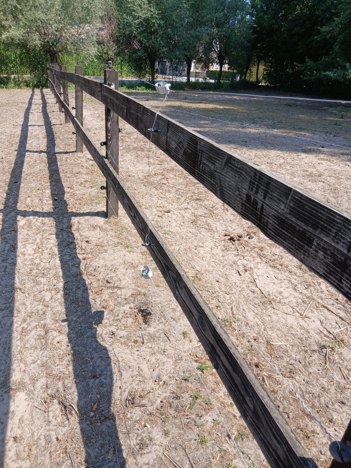 Clôture en bois, Pâturage