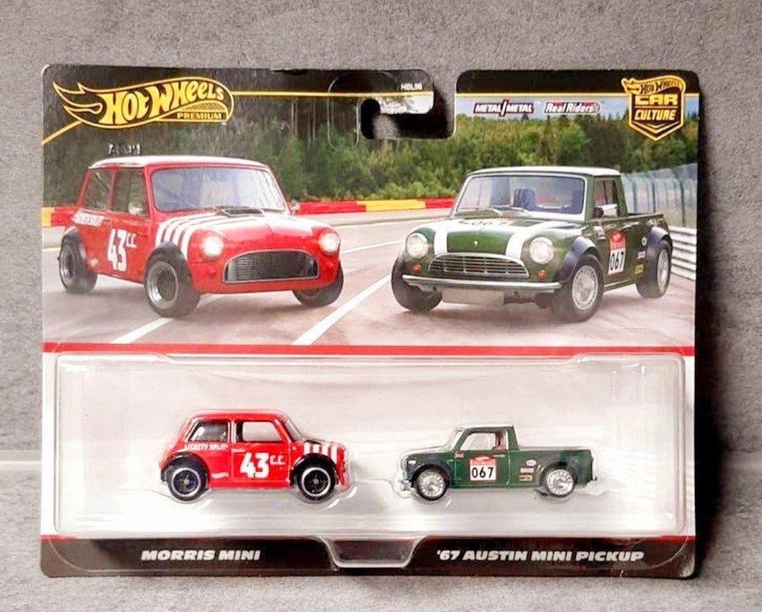 Hotwheels Premium/Morris Mini & '67 Austin Mini Pickup/Nieuw, Enlèvement ou Envoi, Neuf, Voiture