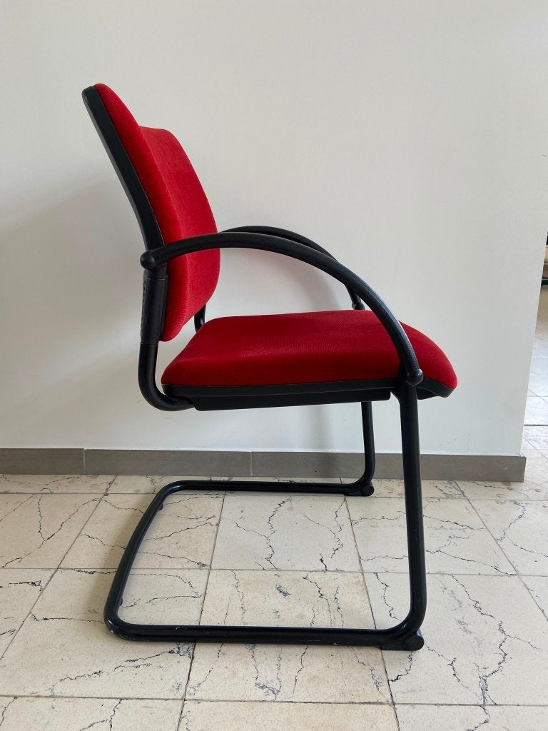 10 comfortabele stoelen, Maison & Meubles, Chaises, Comme neuf, Enlèvement, Cinq, Six Chaises ou plus, Rouge