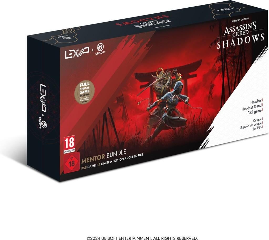 Ps5 headset LEXIP Assassin's Creed Shadows "MENTOR", Ophalen, Zo goed als nieuw