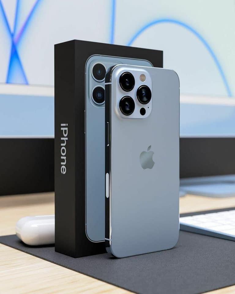 Apple iPhone 13 PRO MAX 128 GB Sierra blauw nieuwstaat, Ophalen, Zo goed als nieuw, Apple iPhone