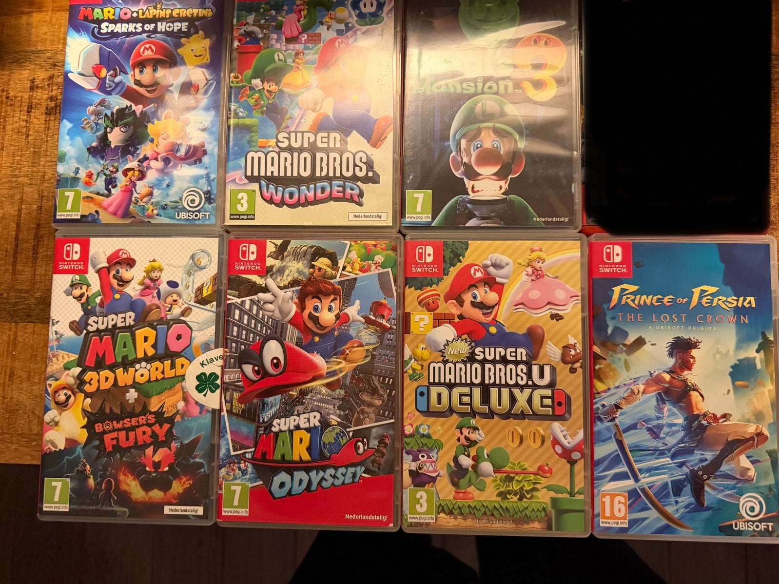 7 Nintendo switch 1/2 games in goede staat ., Enlèvement, Utilisé