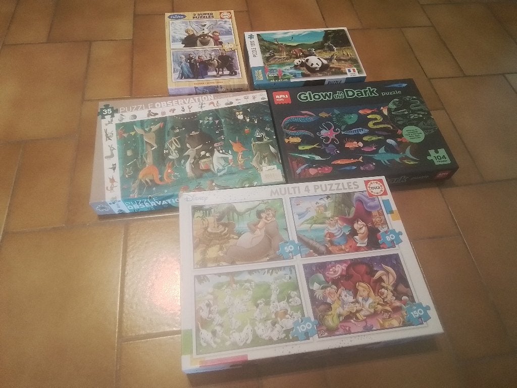 Lot de puzzle pour enfants disney le tout pour 10 euros, Enlèvement, Utilisé