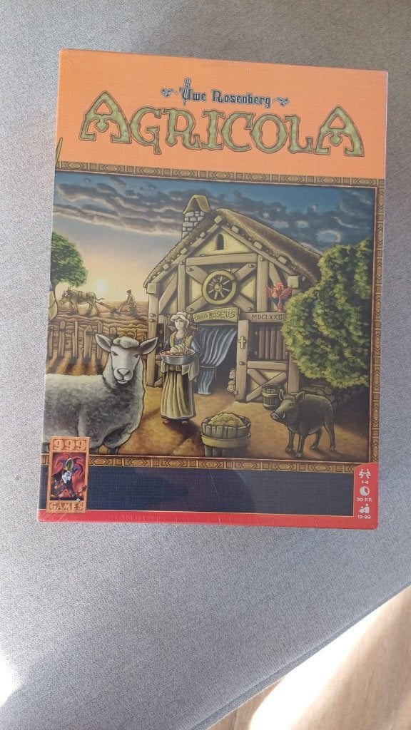 bordspel basisspel seal Agricola van 999 games Uwe Rosenberg, Hobby en Vrije tijd, Een of twee spelers, Ophalen of Verzenden, Nieuw