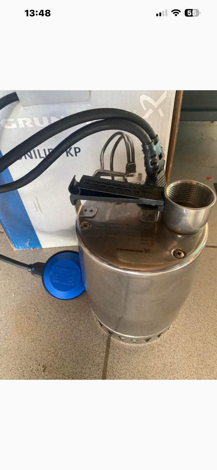 Pompe GRUNDFOS, Enlèvement, Neuf