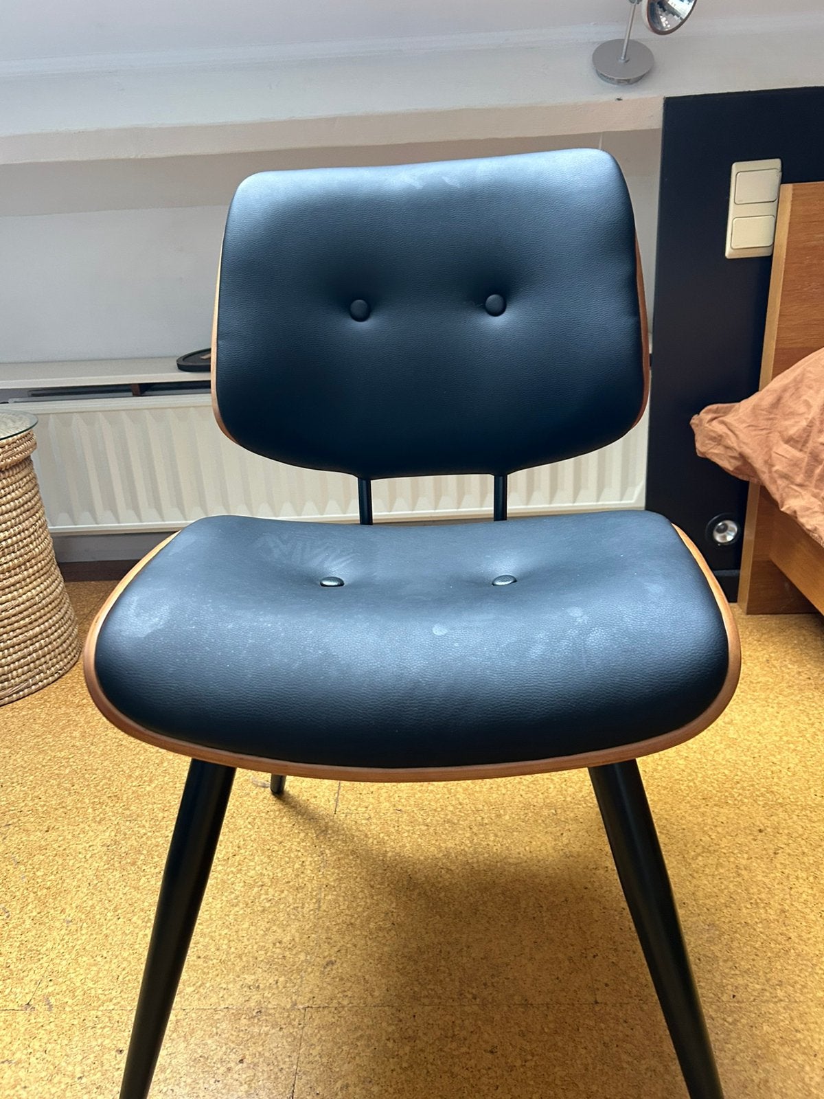 2 stoelen, Huis en Inrichting, Ophalen, Zo goed als nieuw, Zwart