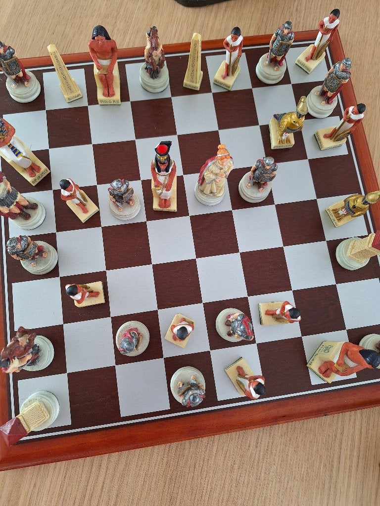 Egyptisch schaakbord, Ophalen