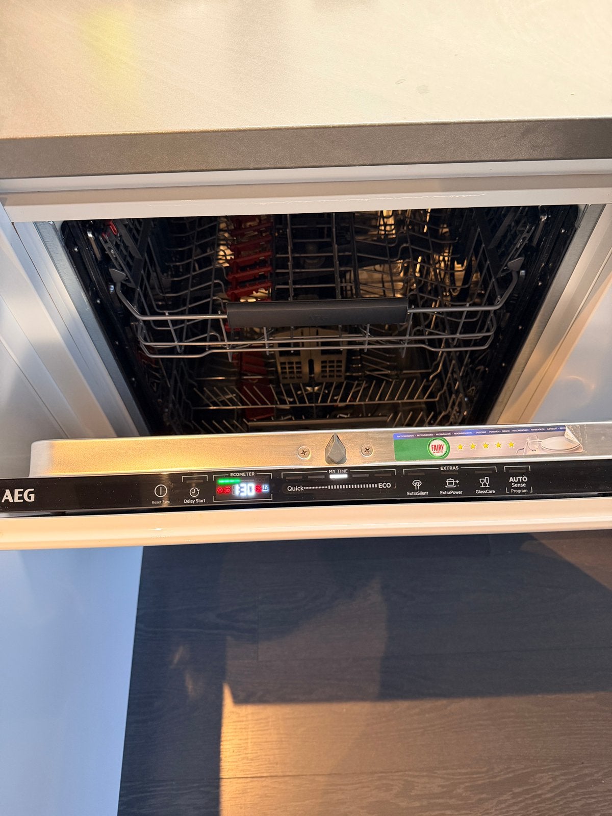 AEG Vaatwasser FSE36617P XXL inbouw., Elektronische apparatuur, Ophalen, Zo goed als nieuw, Inbouw
