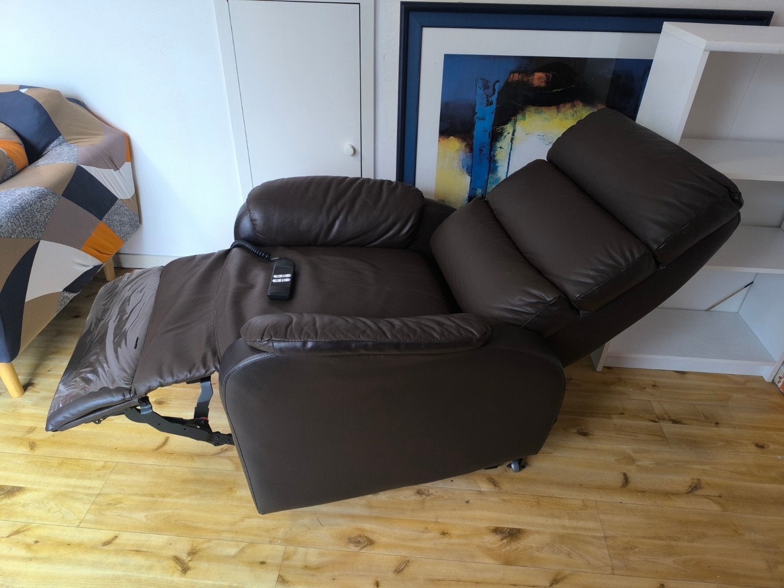 fauteuil relax électriques, Maison & Meubles, Enlèvement, Comme neuf, Une personne, Cuir
