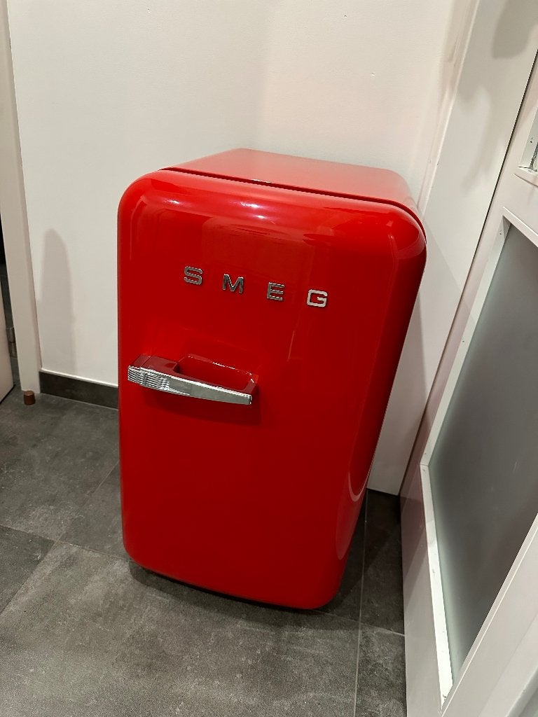 Frigo Smeg, Electroménager, Comme neuf, Moins de 45 cm, Enlèvement, Moins de 85 cm